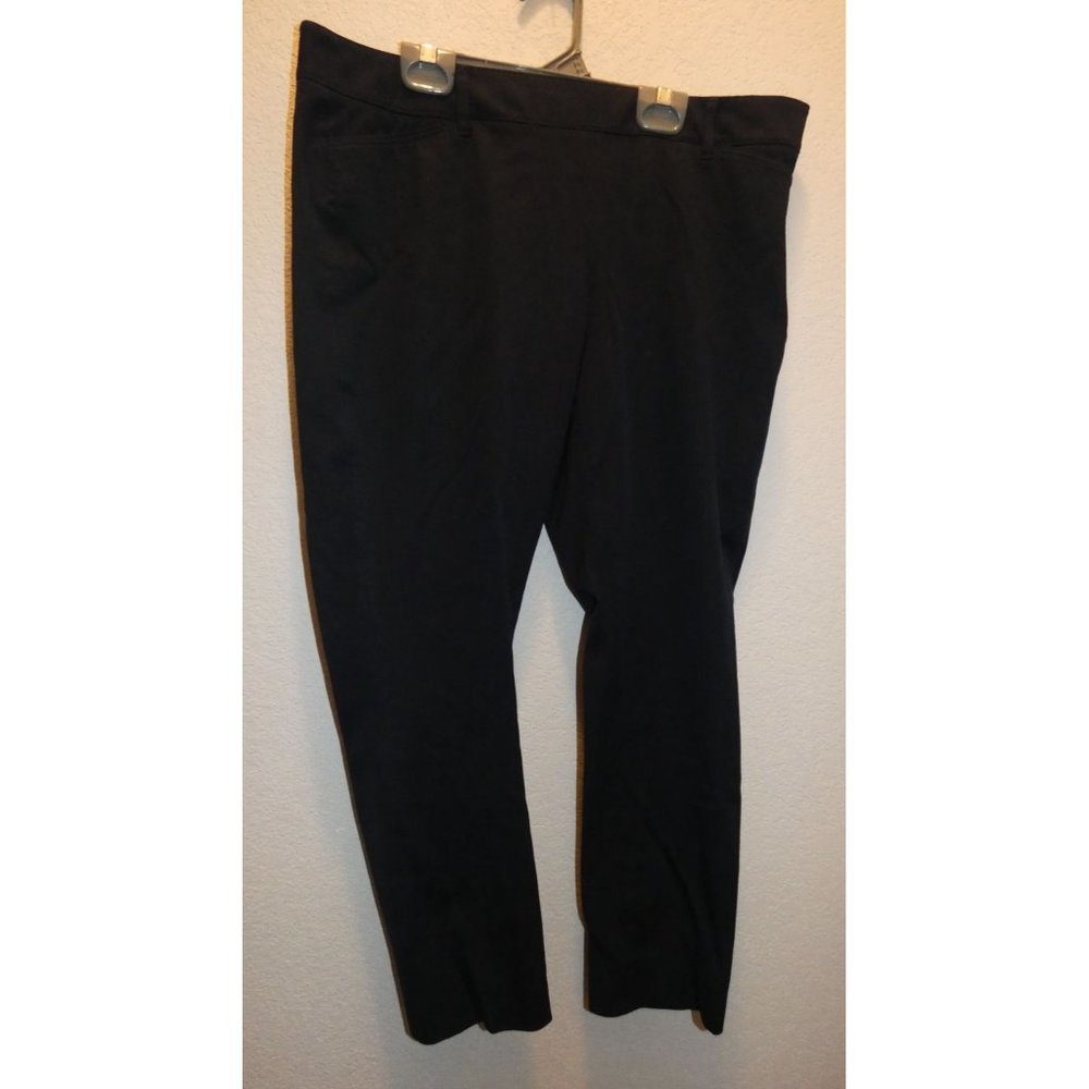 Women's Navy Slim Leg Pants, White House Black Market, Size 12R